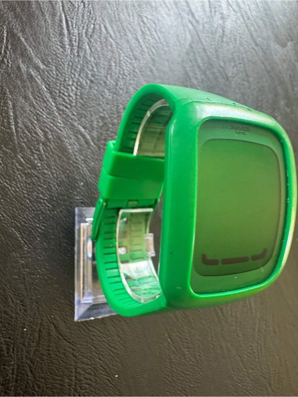Swatch Touch Bright Green Digital Silicone Watch
